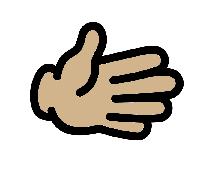 picture of paper hand